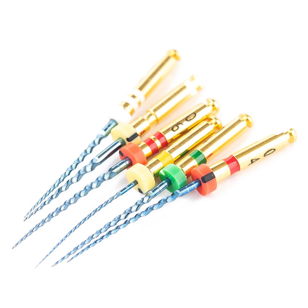 10Pk Dental Endodontic Files X3 Blue Root canal Rotary Endo File 25MM Flexible