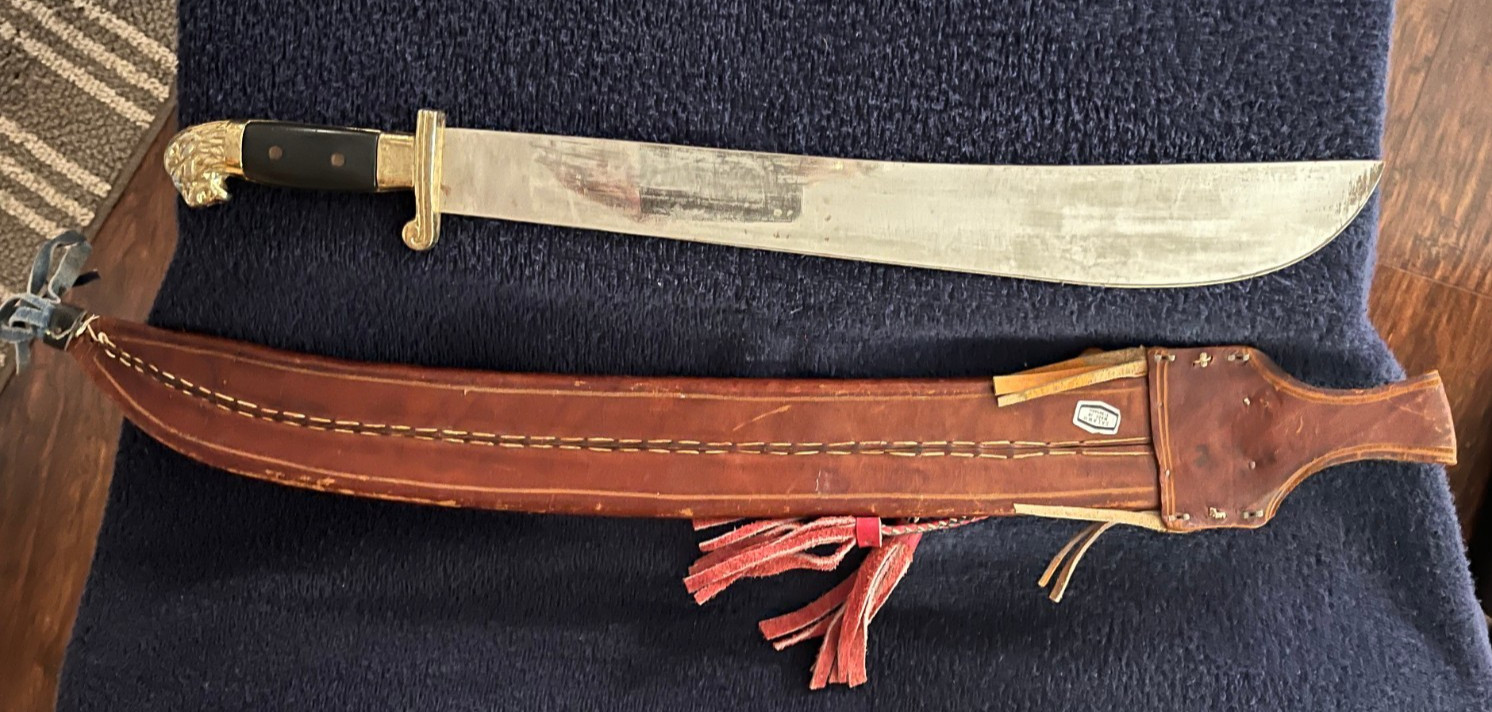 Machete No. 351, Vintage INCOLMA Chromed Lion Head