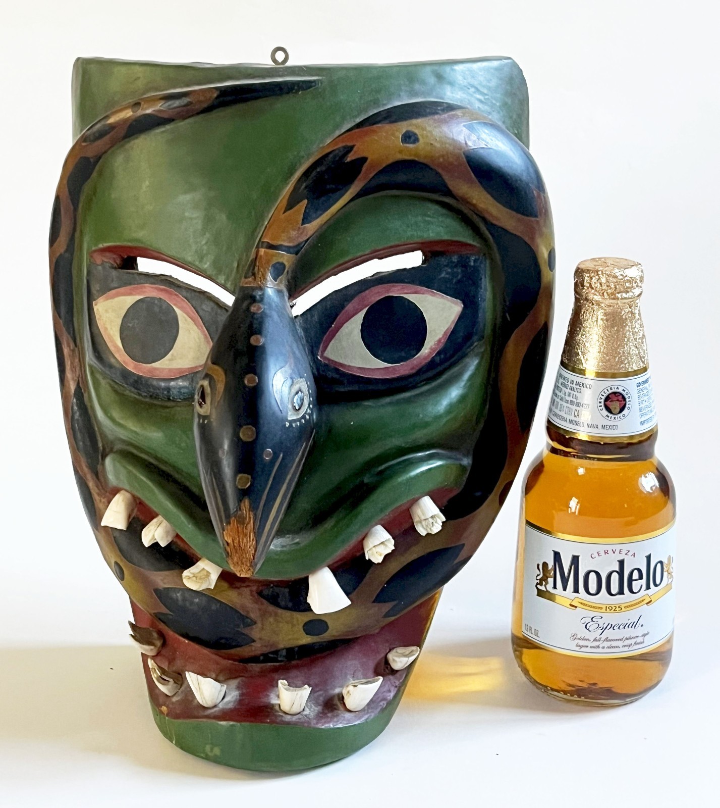 VICTORIANO SALGADO URUAPAN MICHOACAN XL 11" FECUNDIDAD FERTILITY WOOD MAQUE MASK