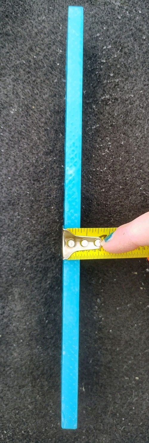 Glass Slab Sky Blue Tiffany Blue Cabochon Bead Flint Knapping Display