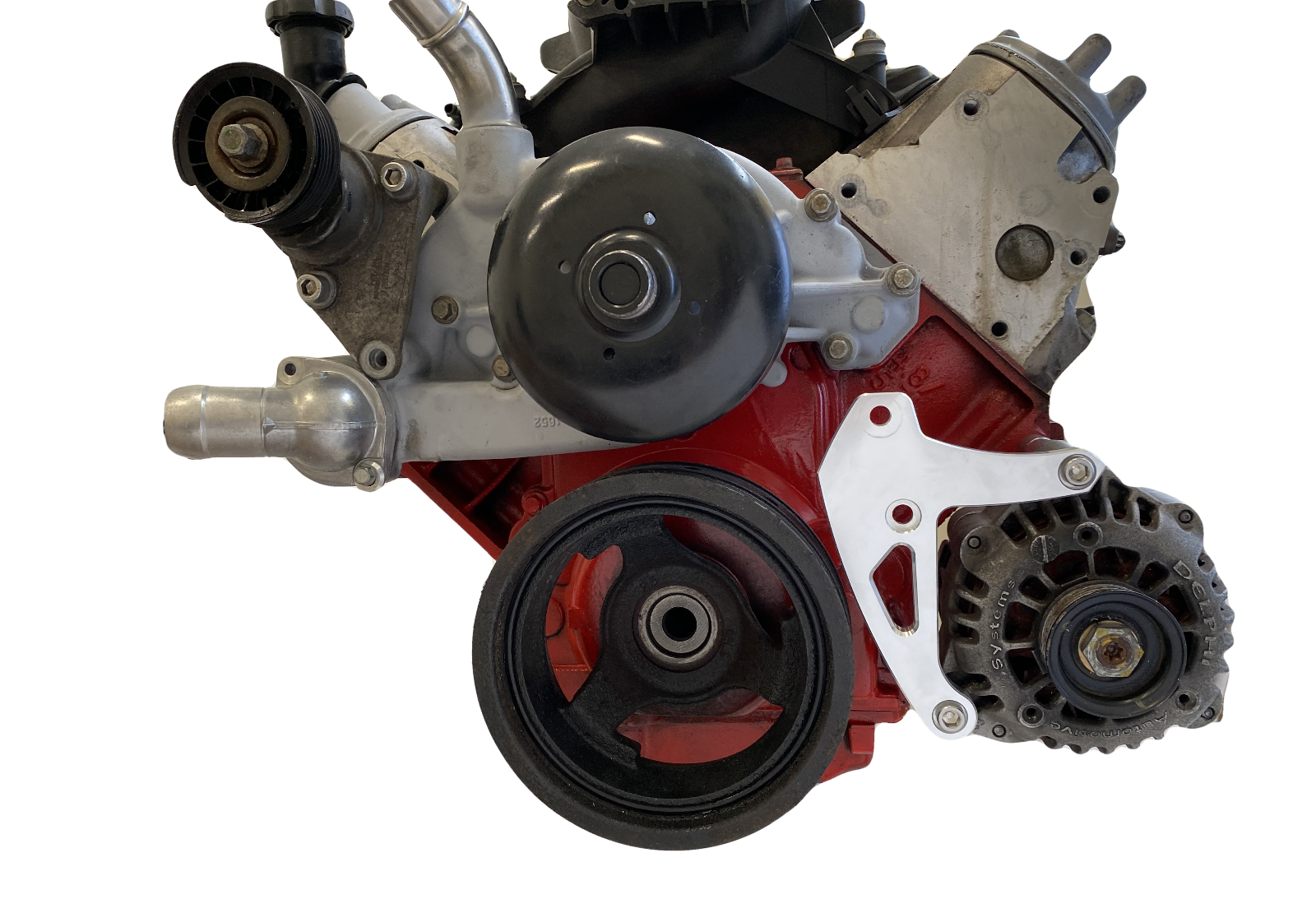 LS Truck Spacing Low Mount Alternator Bracket LSX LS1 LS6 Triangles