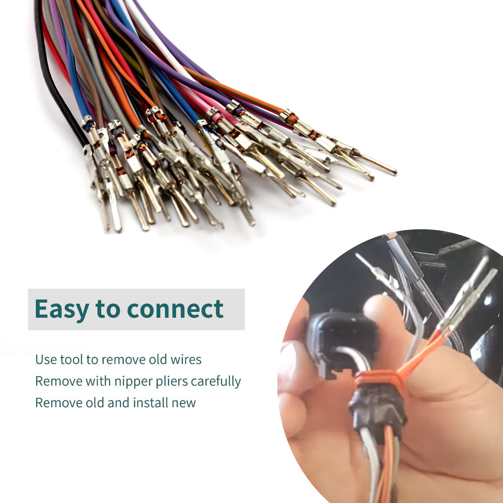 14" 16" Handlebar Electronic Extension Wire Cable Harness Kit For Harley Touring