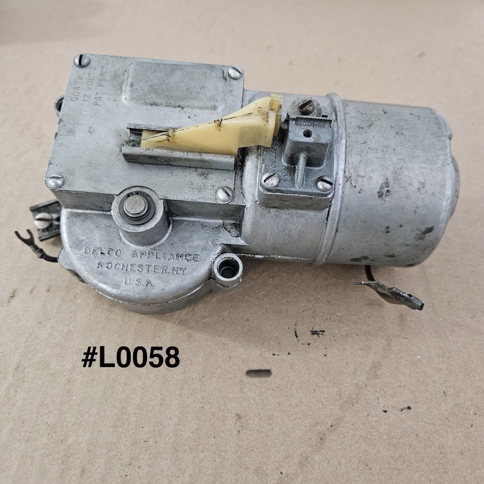 Chevy Delco Electric 2 Speed Windshield Wiper Motor 5047906 *WORKS*