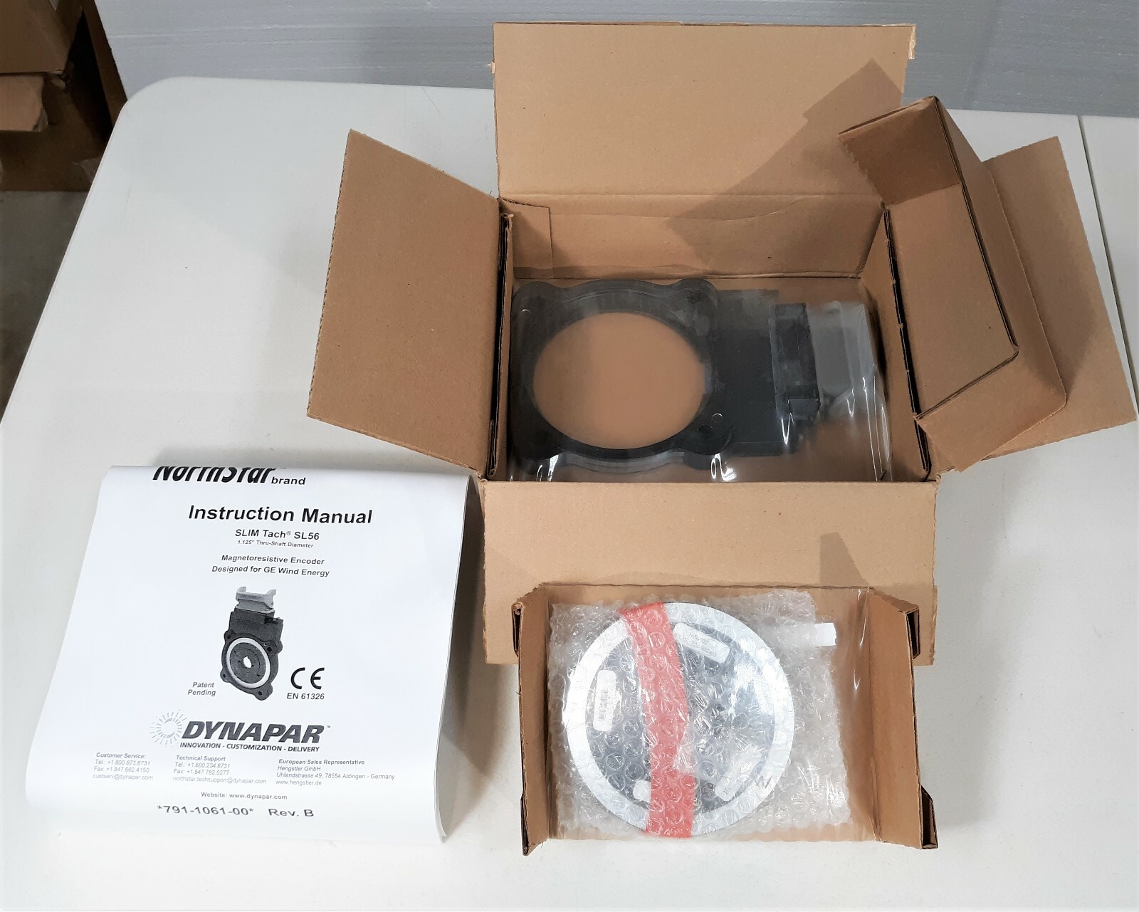 DYNAPAR SLIM Tach SL56 Magnetoresistive Encoder, NorthStar S51024ZX07XHX10