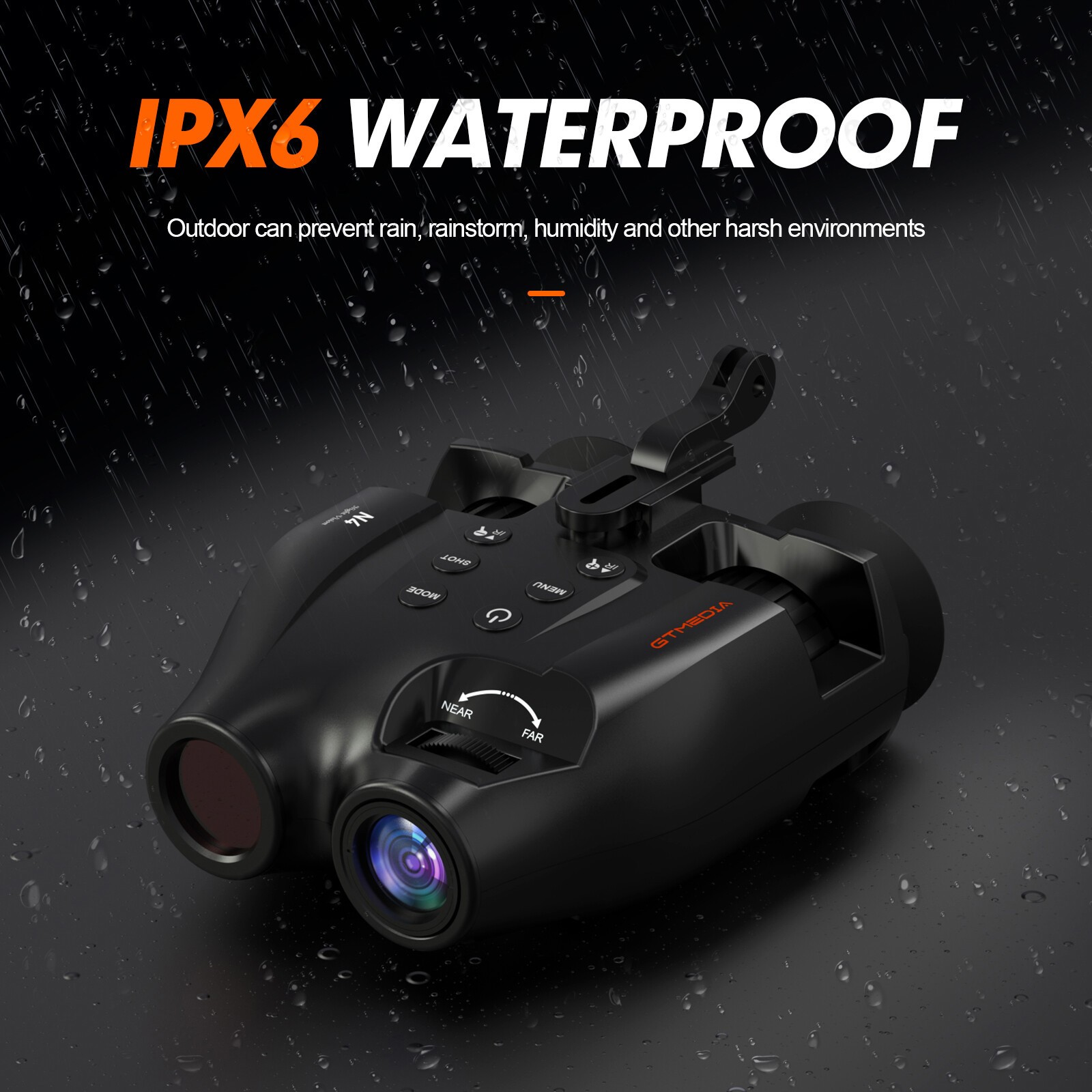 Head Mounted Night Vision Goggles Binoculars FHD Digital IR Hunting Rechargeable