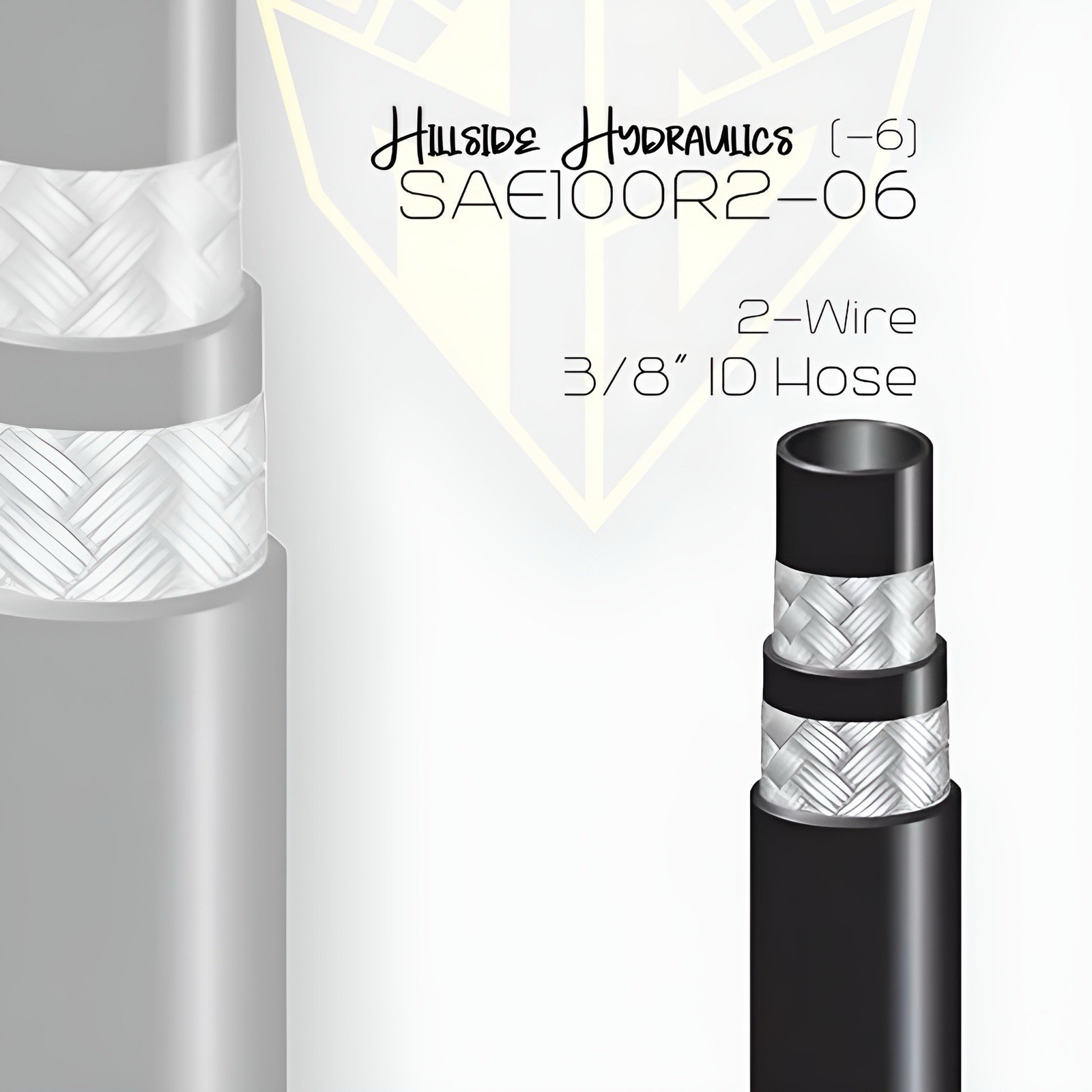 3/8" Hydraulic Hose Assembly with 3/8 NPT MALE PIPE Ends, 1 MALE NPT SWIVEL