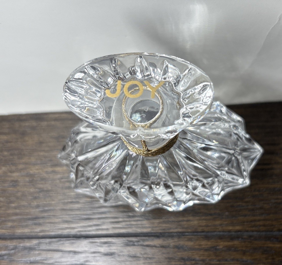 VINTAGE JOY by JEAN PATOU PARFUME 1.0 OZ / 30 ML BACCARAT Crystal Bottle Empty