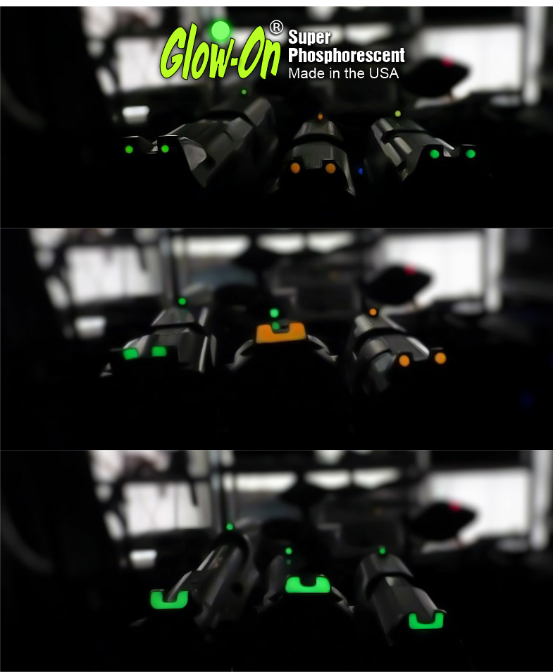 Glow-On BLUE Glow Paint For Gun Sights, Fishing Lures, 2.3 ml Vial, Bright!