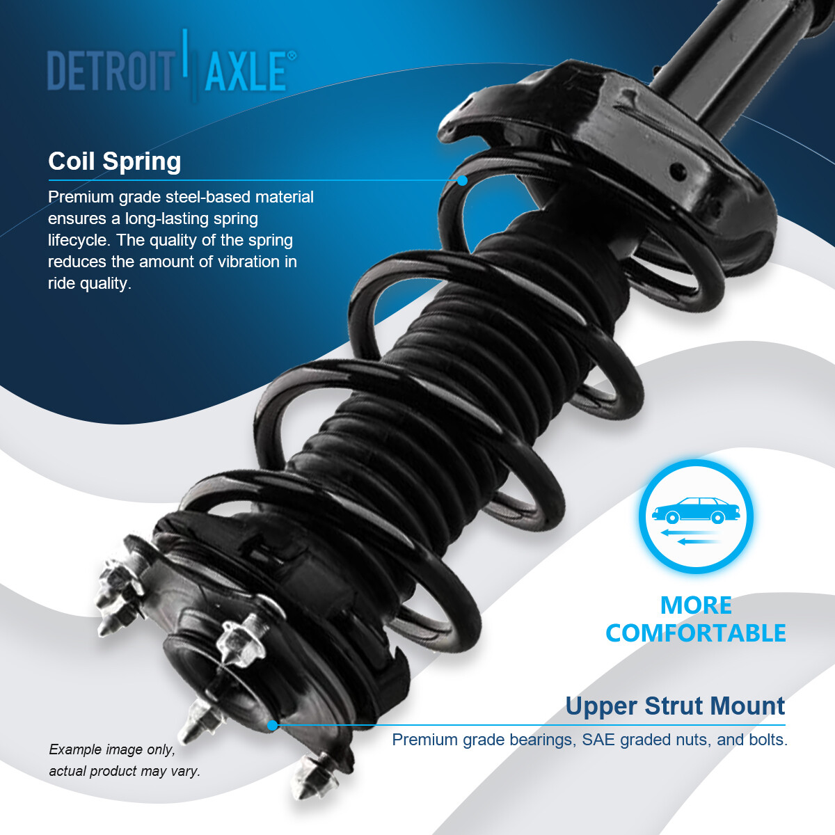 8pc Front & Rear Struts w/ Coil Spring + Sway Bar Links for 2007-2011 Honda CR-V