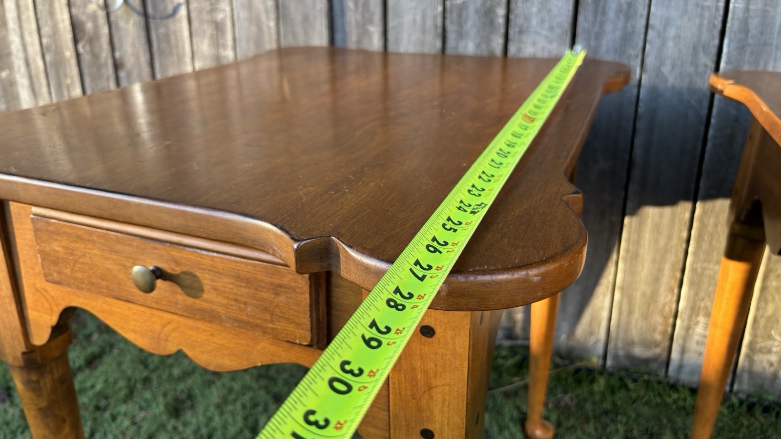 ETHAN ALLEN Maple Colonial Early American Country French Heirloom Nightstands