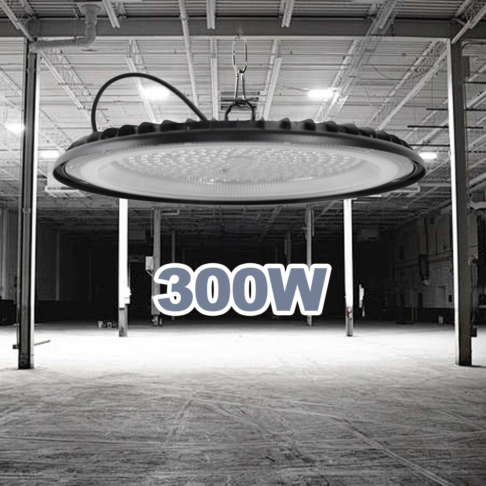 10 Pack 300W UFO LED High Bay Light Shop Industrial Commercial Factory Warehouse