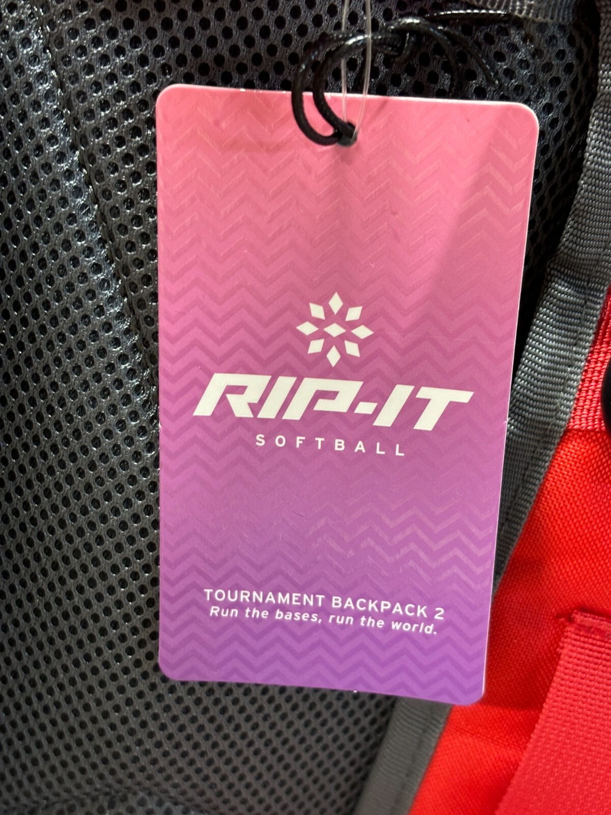 Rip-It Tournament Softball Backpack 2 - Red - NWT!