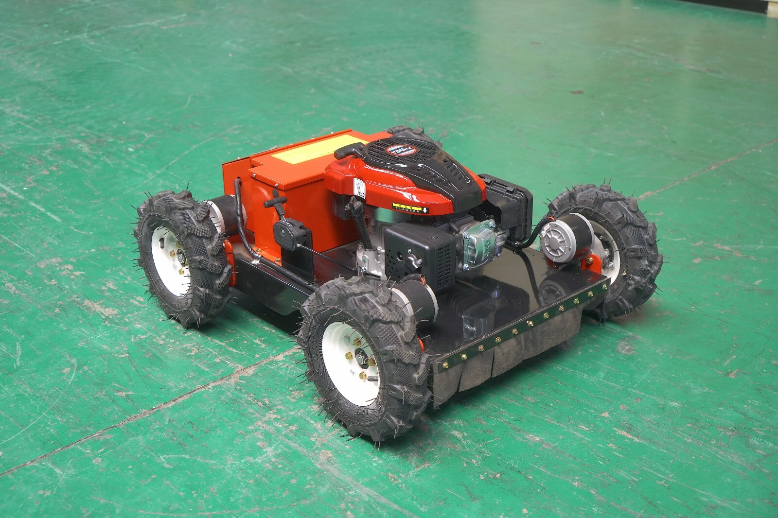 Remote control lawn mower with adjustable mowing height Limited time offer