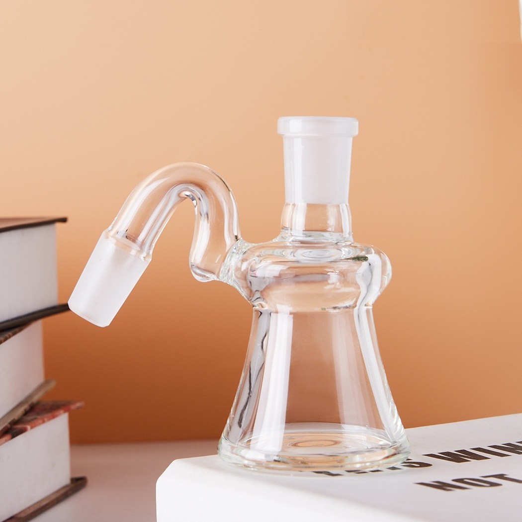 14mm 45° Mini Glass Dry Ash Catcher Premium Quality Tobacco Water Pipe Bong