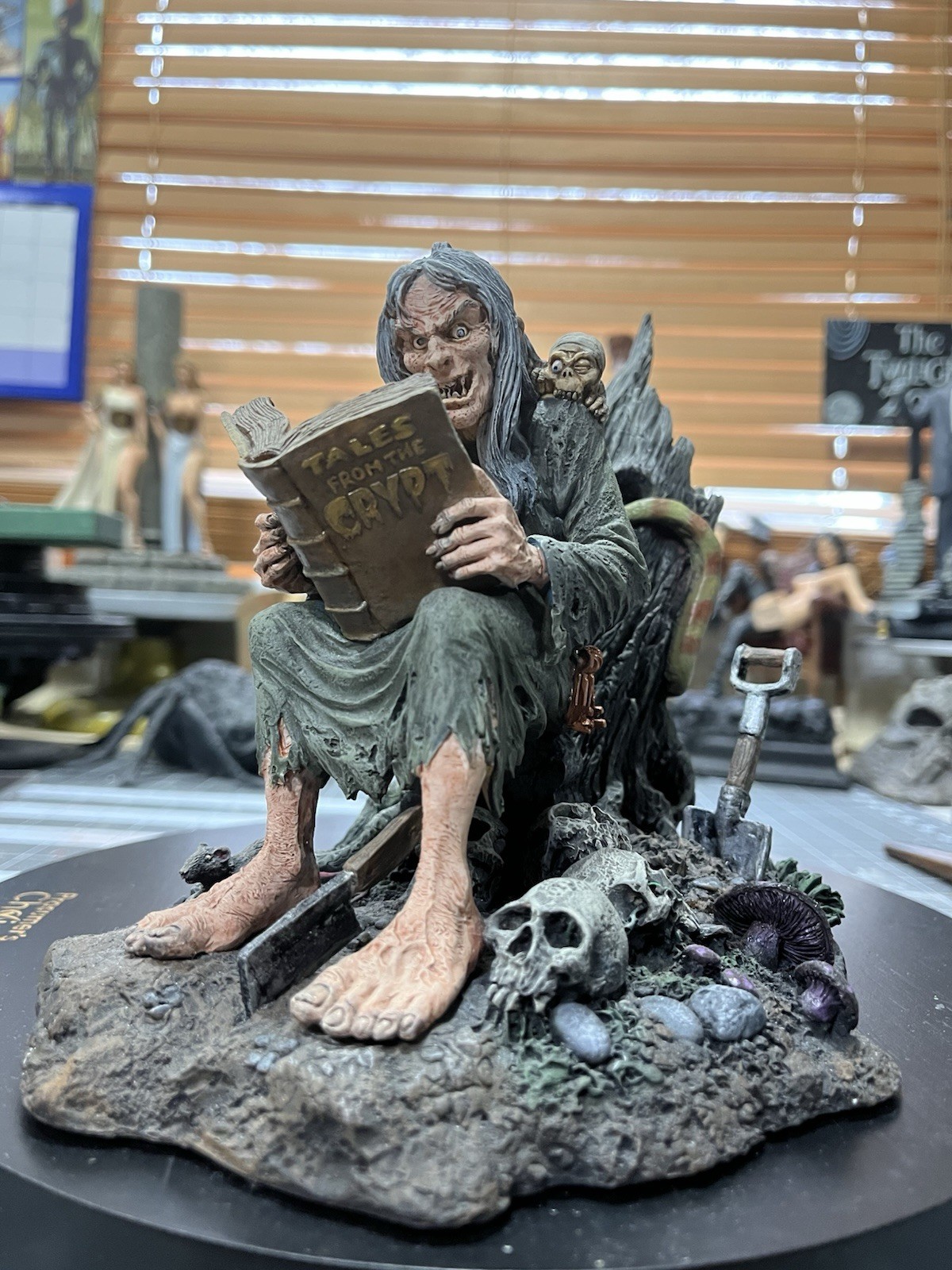 The Crypt-Keeper Ghoulish Trio Statue (Custom Repainted) Read Description