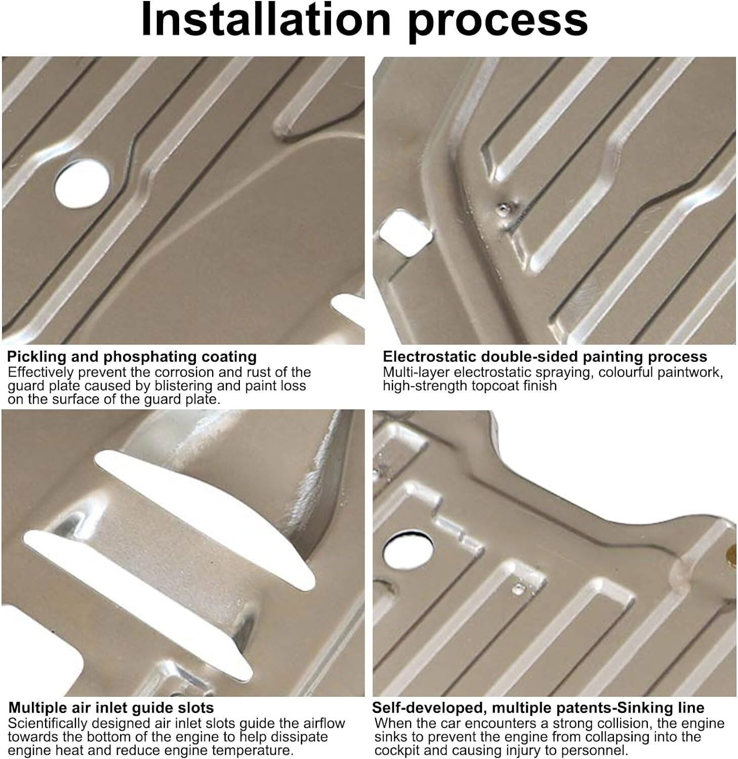 Engine Splash Guard Under Car Shield Cover Board Fit For Honda Civic 2016-2021