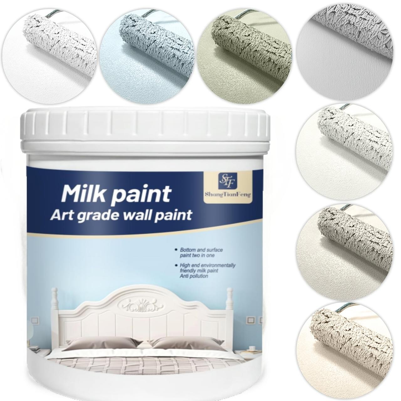 Art Paint/Wall Paint-Wall Repair and Covering-Interior Wall Paint,4 Gallon Blue