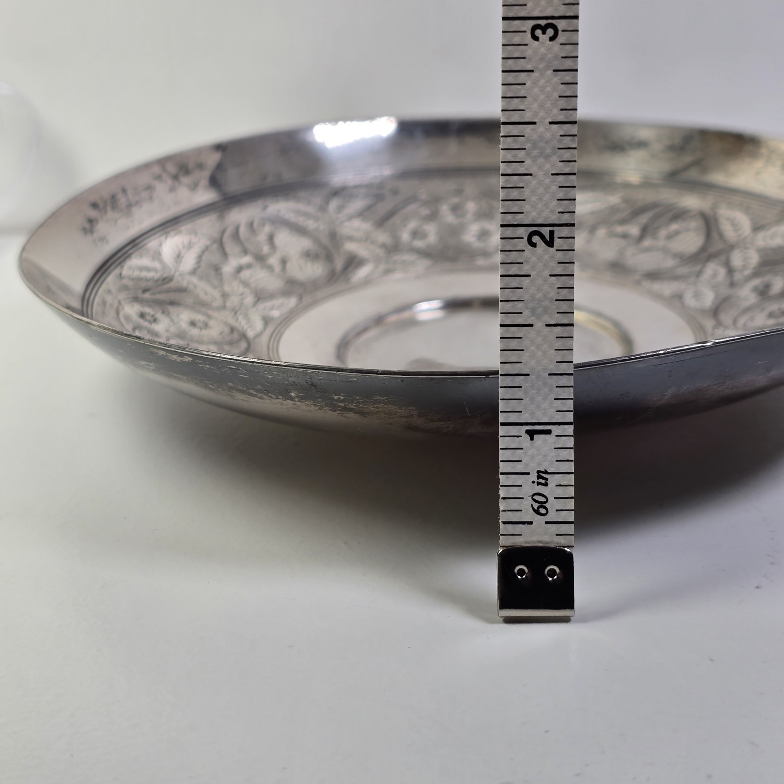 Antique James W. Tufts Boston Quadruple Plate #1341 Strawberry Bowl Victorian