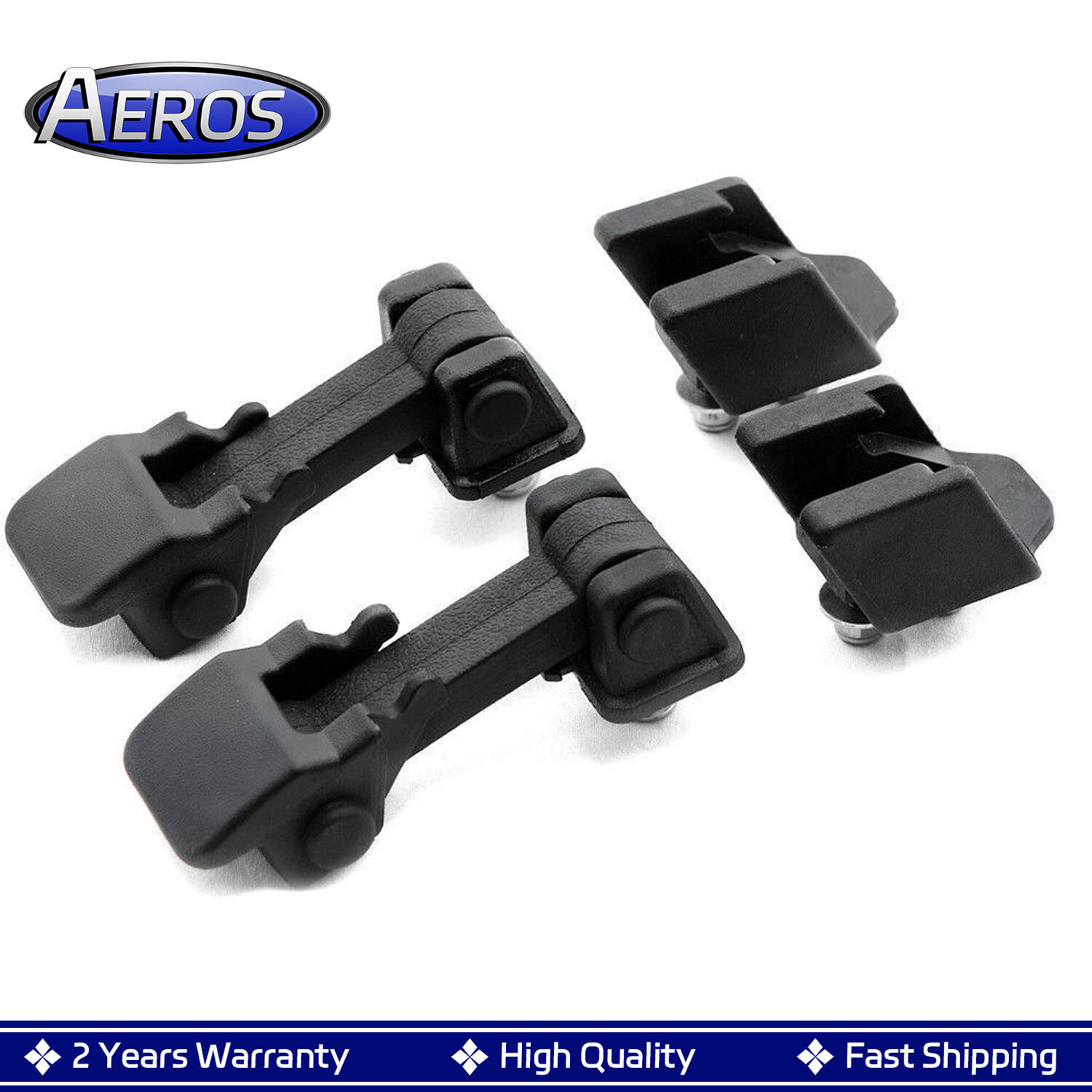 Pair Front Hood Latch Catch & Bracket for Jeep Wrangler JK 2007-18 Free Shipping