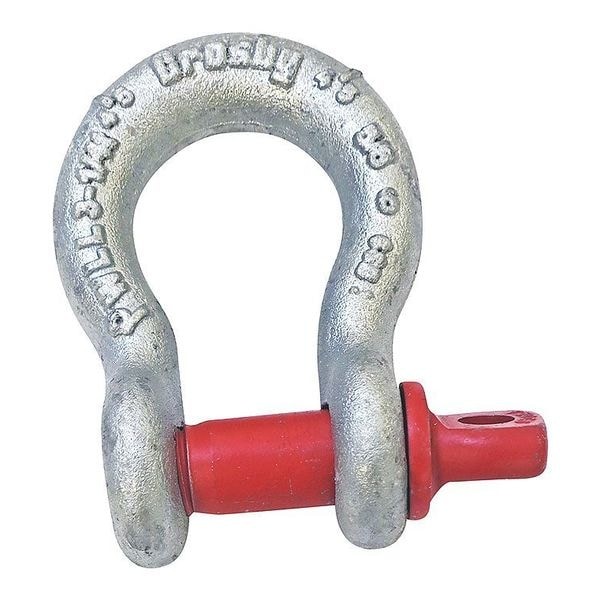 Crosby 1018491 Anchor Shackle, Carbon Steel, 9500 Lb.