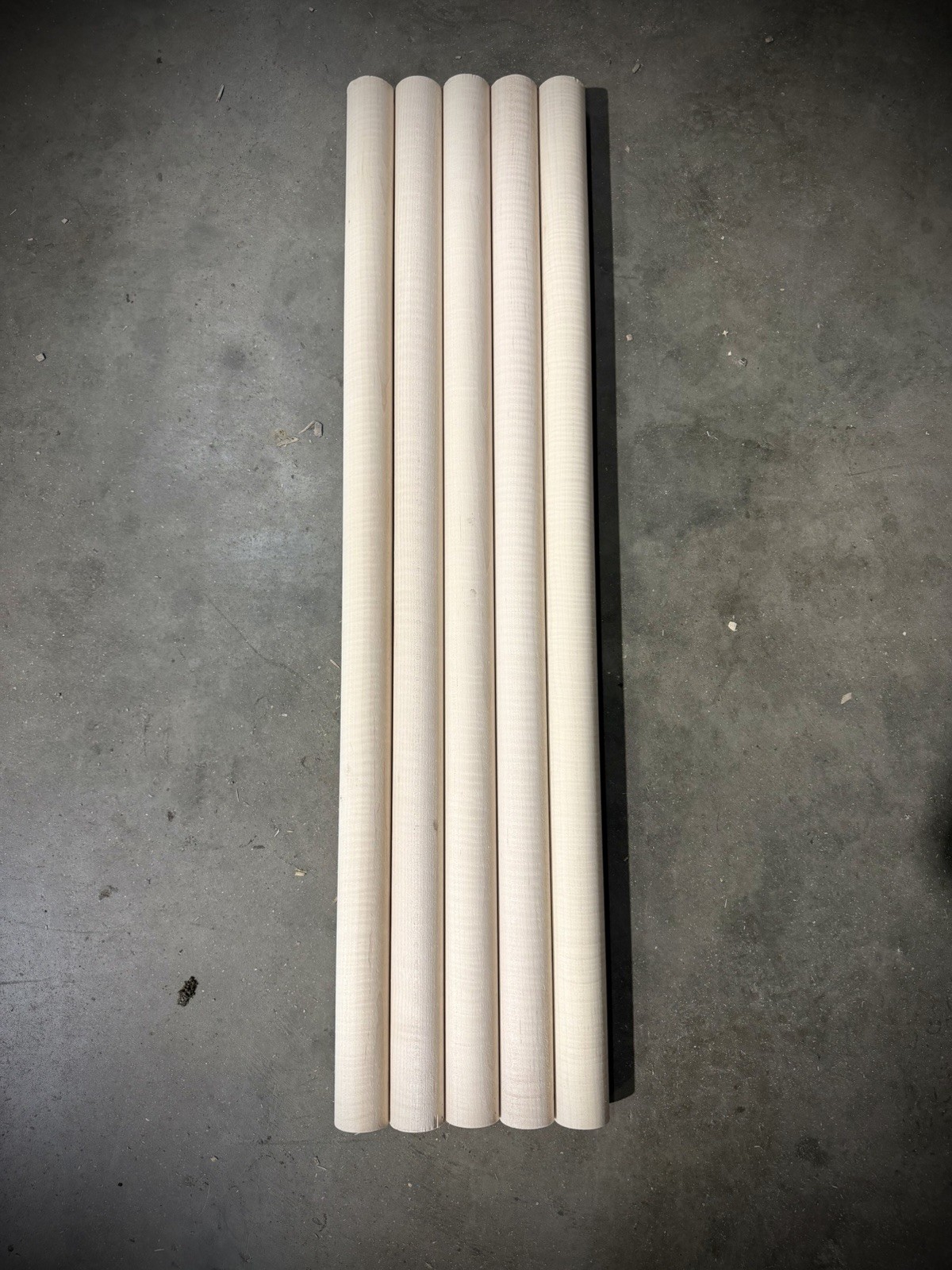 *PREMIUM* 1-3/4" x 1-3/4" x 36" *EXTREME* CURLY HARD Maple Wood Dowel Cue Blank