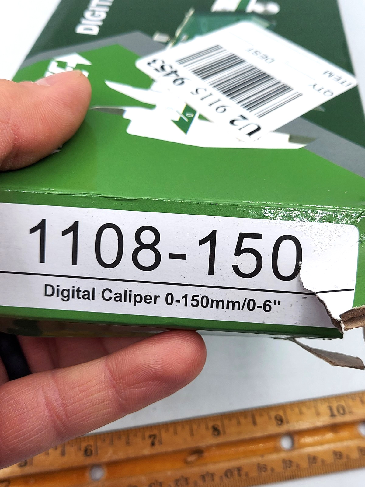 1108-150 Insize 0-6” Digital Caliper (0-150mm) W/ Plastic Case READ *BRAND NEW*