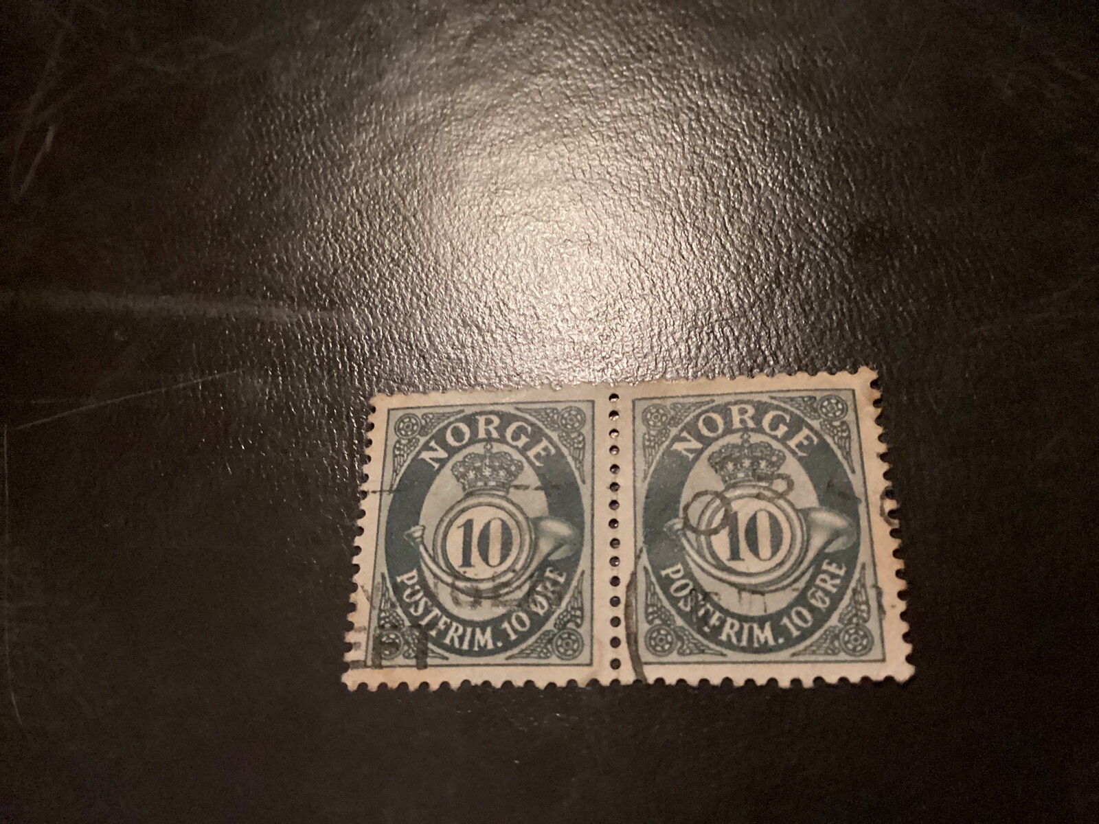 NORGE POSTFRIM - 10 ORE - x2 ( Pair In ‘ Blue Colour ‘ )