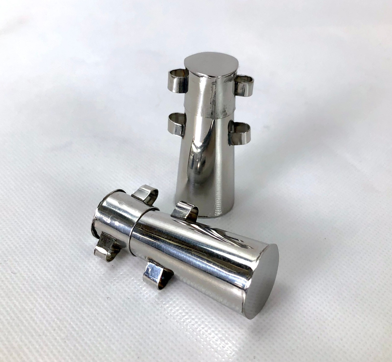 Tin Musketeer Chargers - Iron "Apostles" for Matchlock - 1 pair (2 pcs)