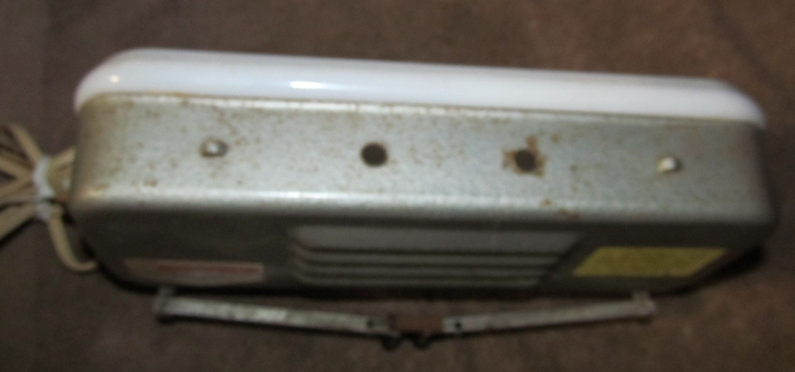 Vintage American Sign Lighted Cash Register Advertising Sign, Blank, Works