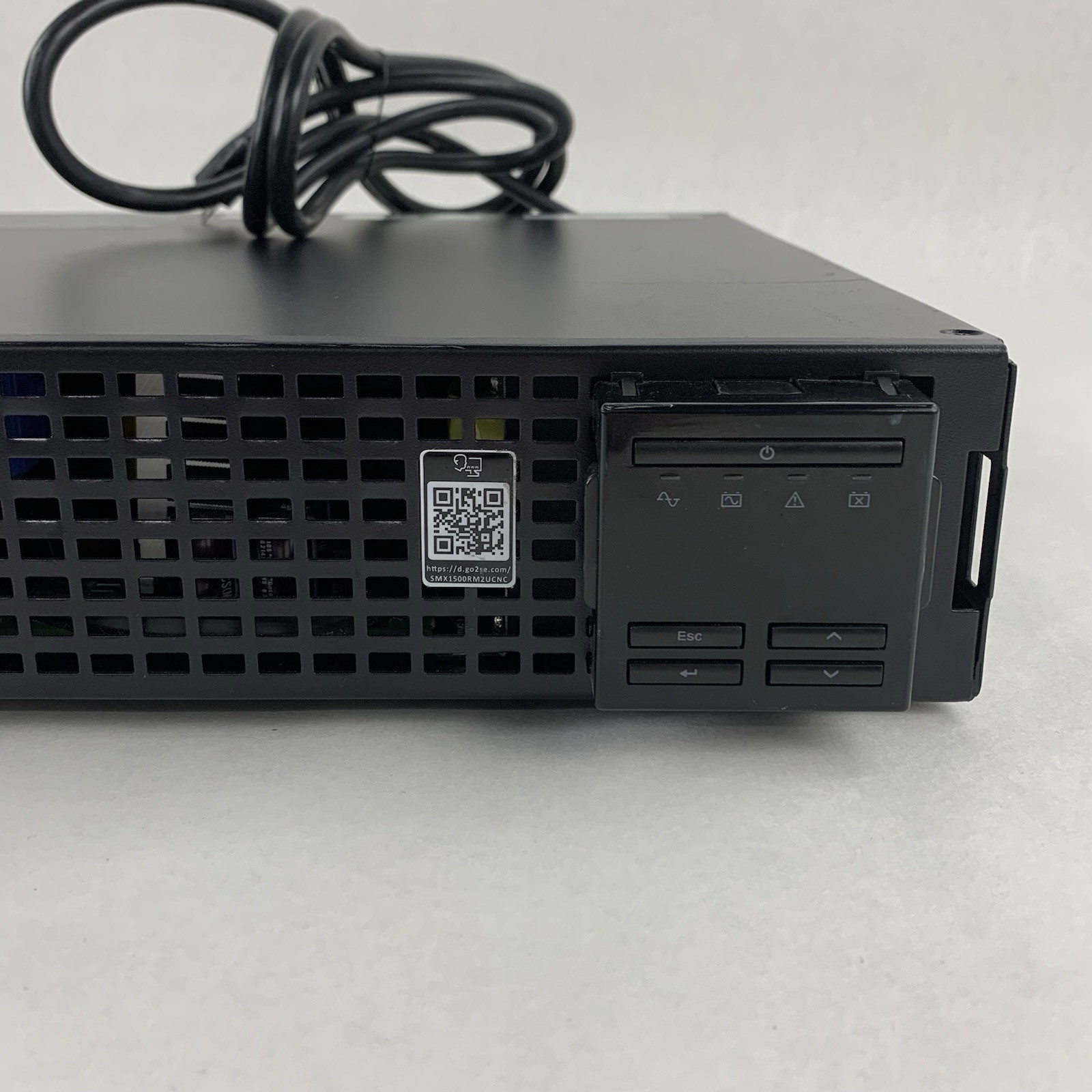 APC SMX1500RM2UCNC Battery Backup UPS Tested No Net Card No Batt No Faceplate