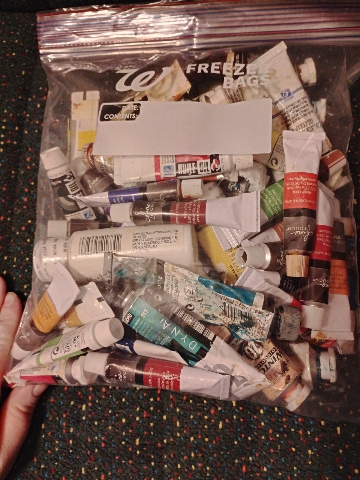 Mystery Lot Of Oil And Acrylic Paint