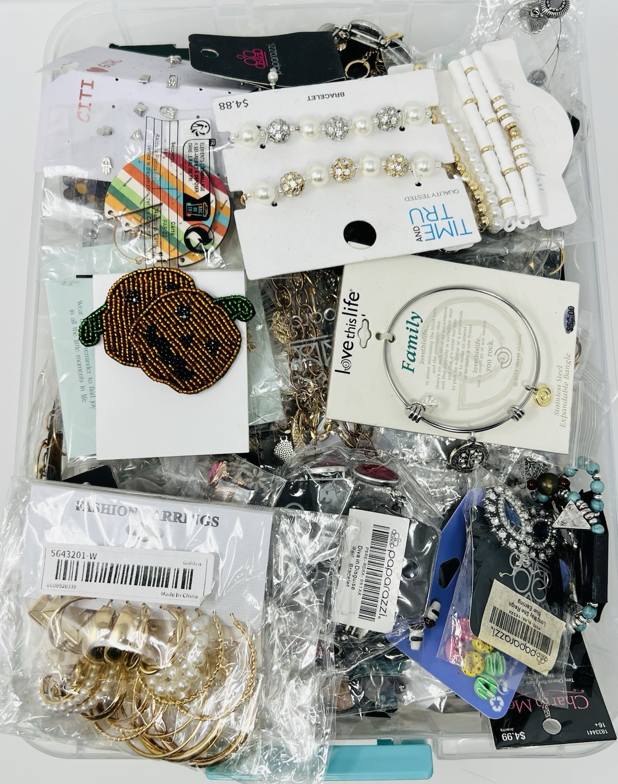 Mystery Jewelry Assorted New Necklace, Bracelet, Earring Lot of 5Lbs Wearable