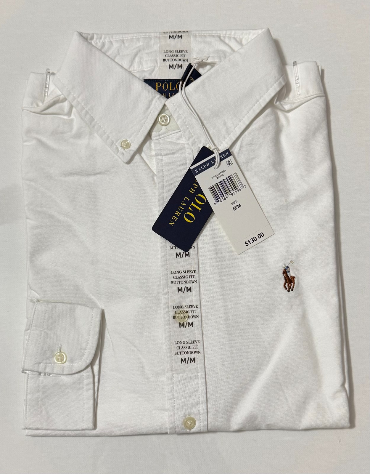 Polo Ralph Lauren Iconic Oxford Shirt Classic Fit White