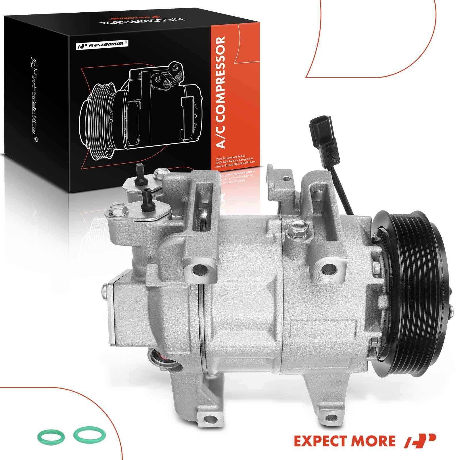 A-Premium A/C Compressor with 6-Groove Pulley for Nissan Altima 2013-2018 2.5L