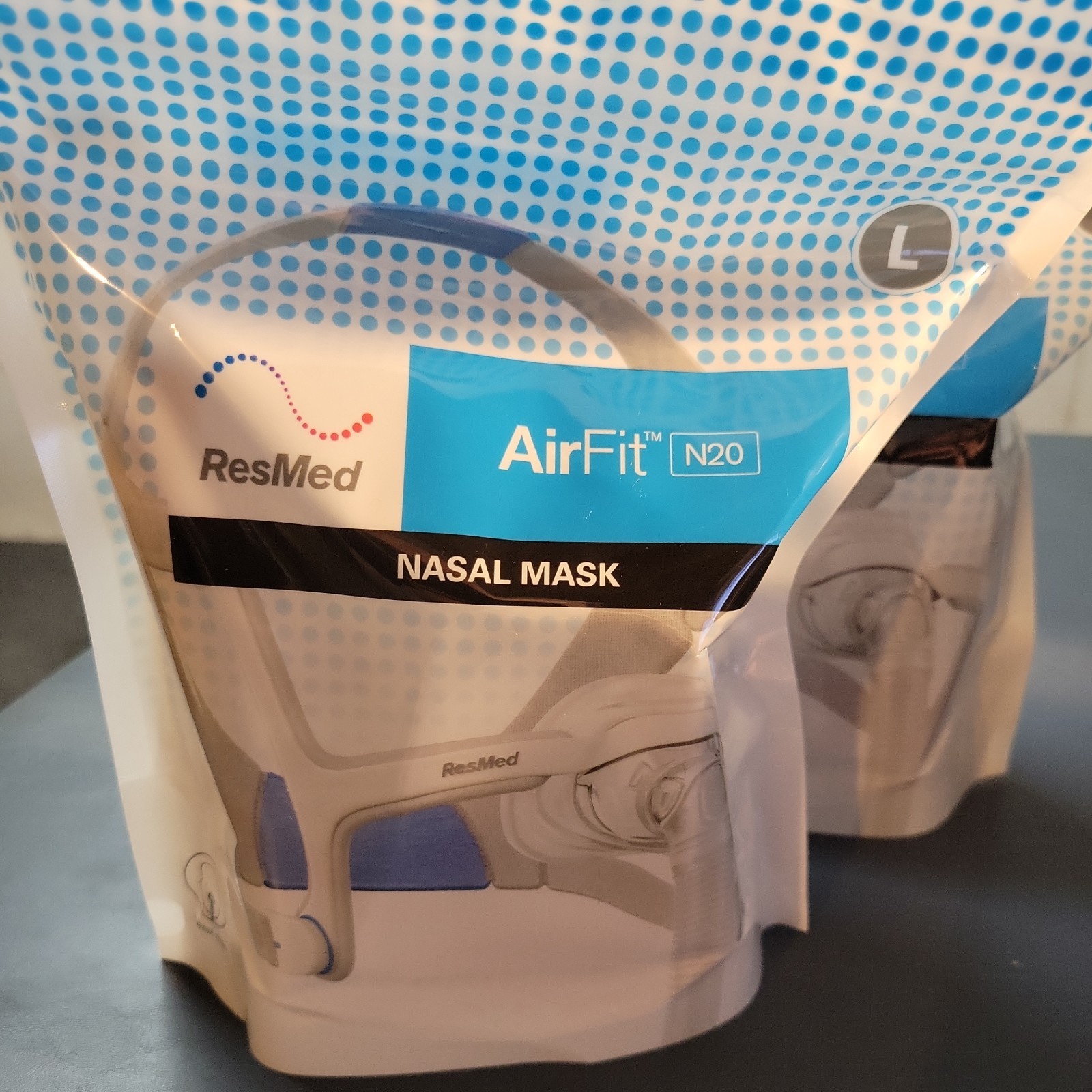 Airfit N20 Large Cushion Frame Headgear Model 63502 Size Large - New!