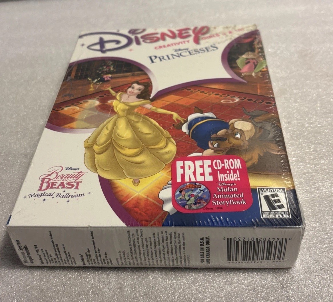 Disney's Beauty and the Beast: Magical Ballroom PC CD-Rom Windows Mac Game New