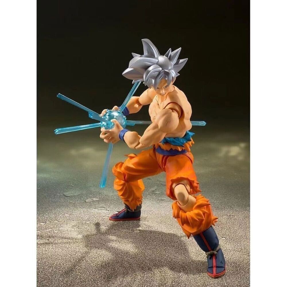 6"Anime Dragon Ball Z SHF Son Goku Ultra Instinct White Action Figure Toy Boxed