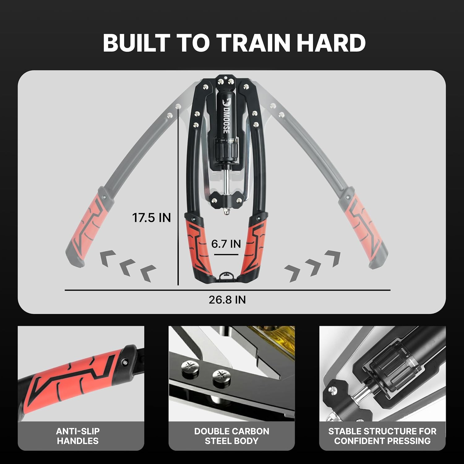 Arm Blaster for Biceps and Triceps - Heavy Duty Aluminum, Soft Neck Padding & Ad