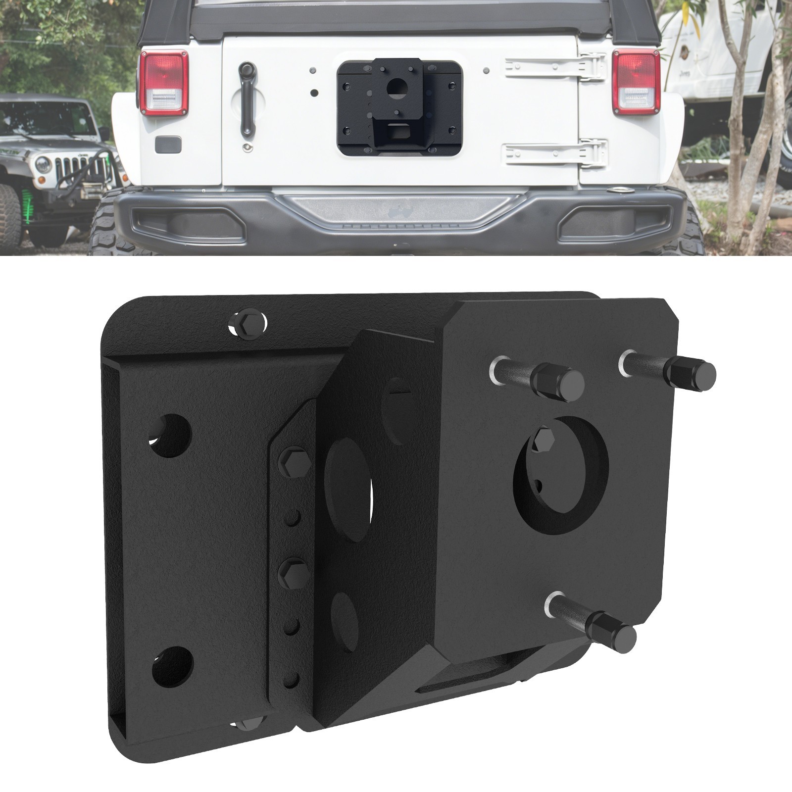 Spare Tire Carrier Tire Rack For Jeep Wrangler JK JKU Unlimited 2007-2018 New