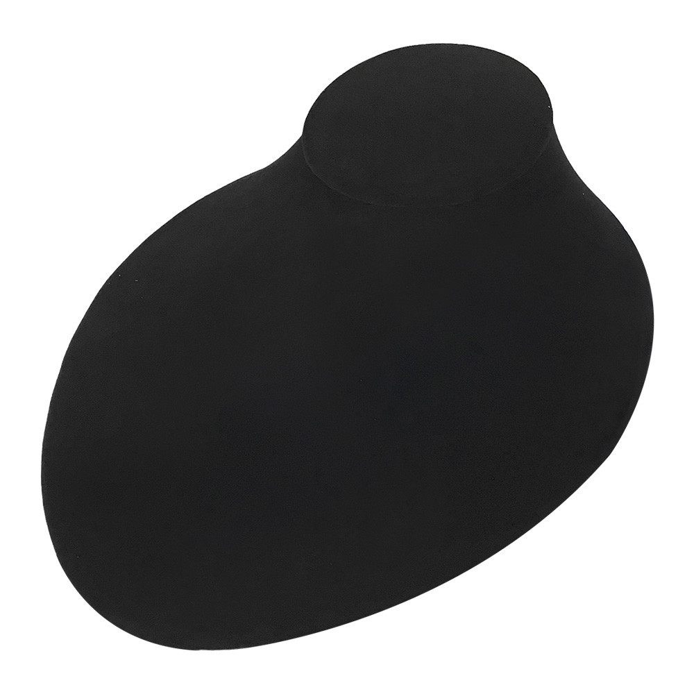 BLACK VELVET Large Bust Narrow Necklace Chain Bracelet Jewelry Holder Display