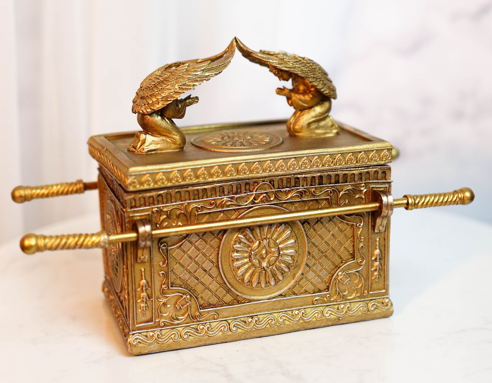 The Ark of the Covenant Box Model Collectible Golden Ark of Testimony