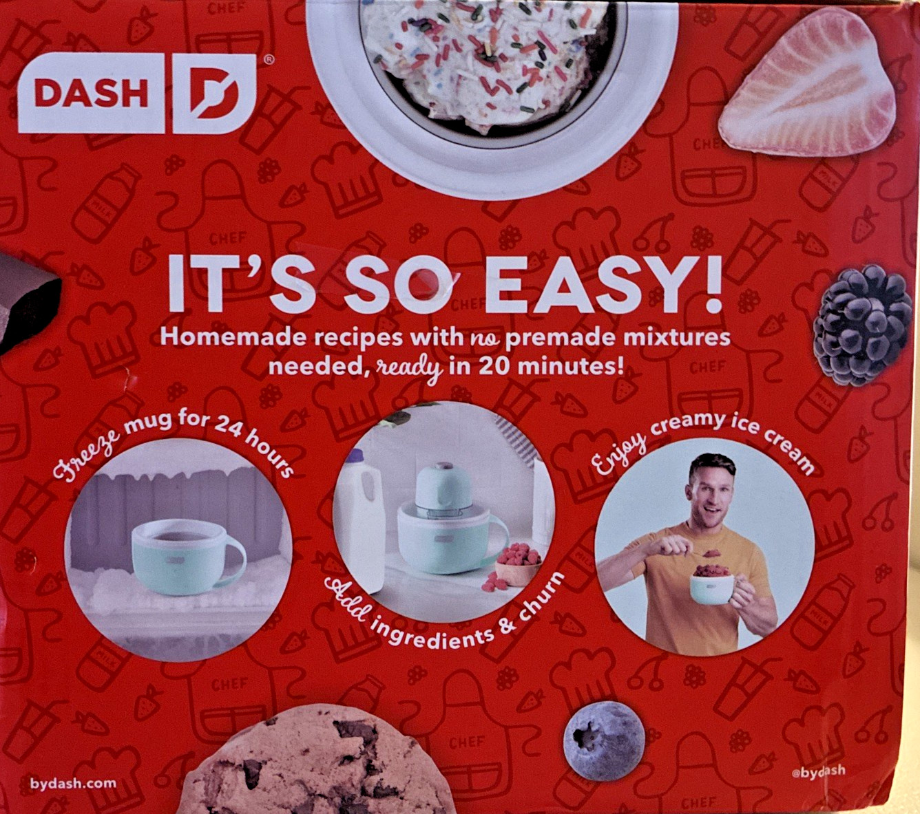 My Mug Ice Cream Maker Bundle – Open Box – Never Used – Original Packaging