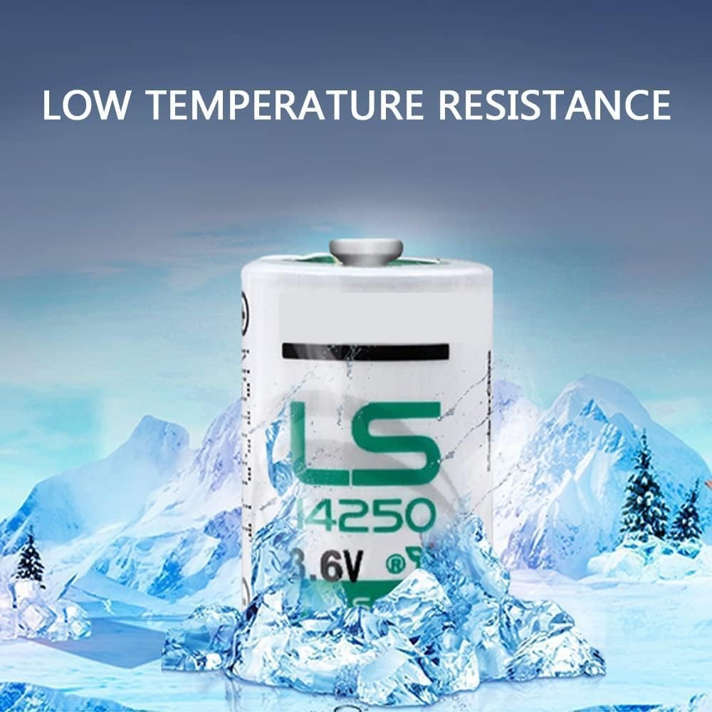 100PCS LS14250 1/2 AA 3.6v Lithium Battery 1200mAh, LS 14250 US STOCK!!!