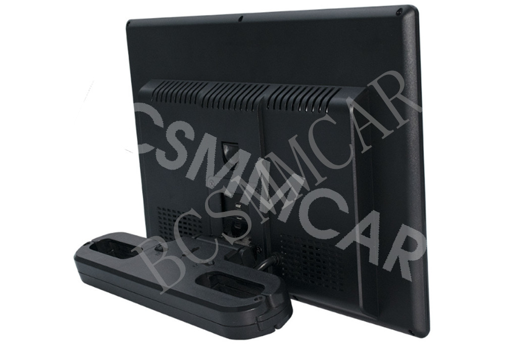 Car Headrest Monitor Touch Screen Video Music TV Player Dual HMDI For Rear Seat