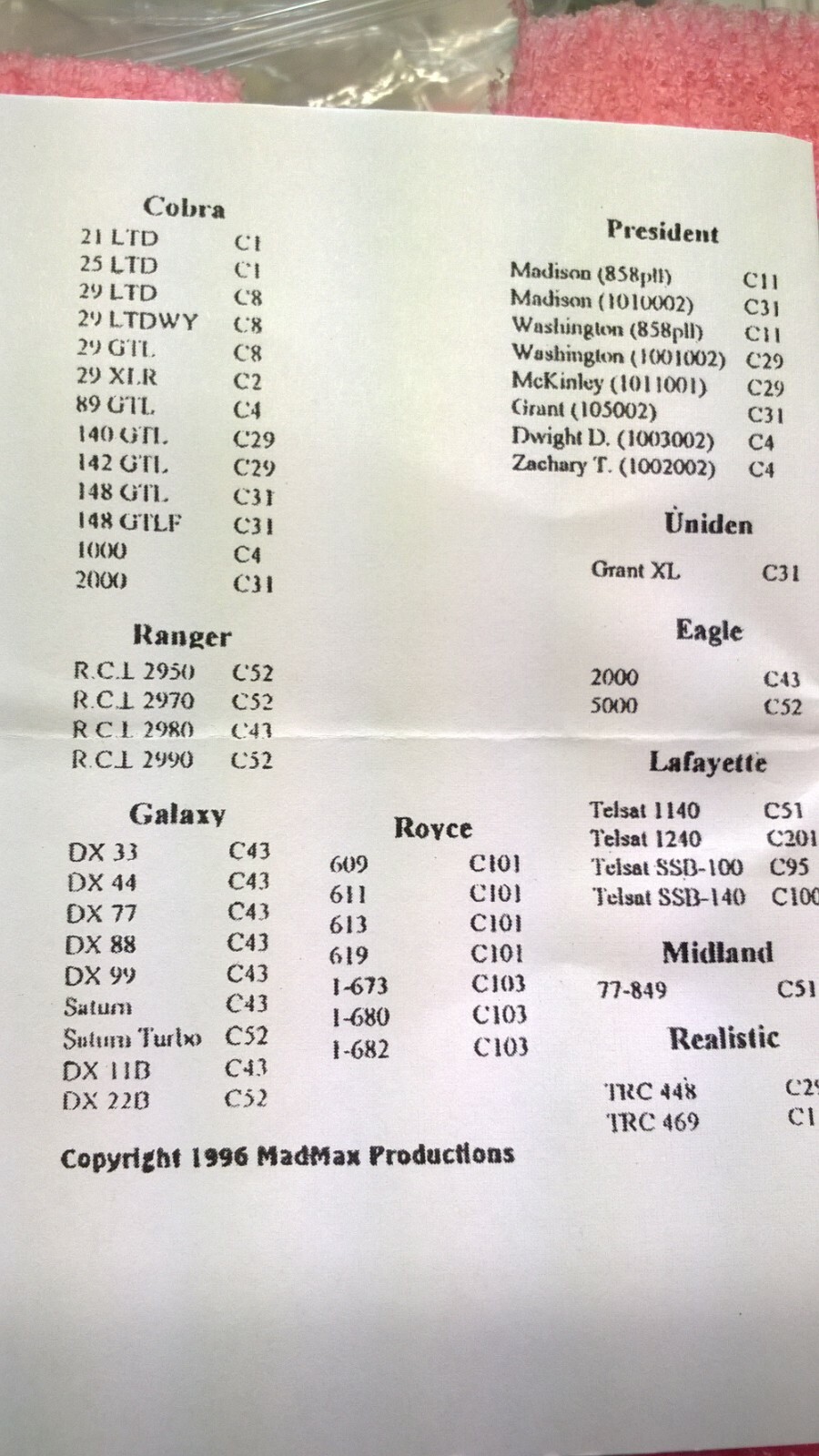 CB/10 METER RECEIVE PREAMP GAIN -30dB TO +25dB WITH SWITCH 3-30 MHz 13.8 V NEW