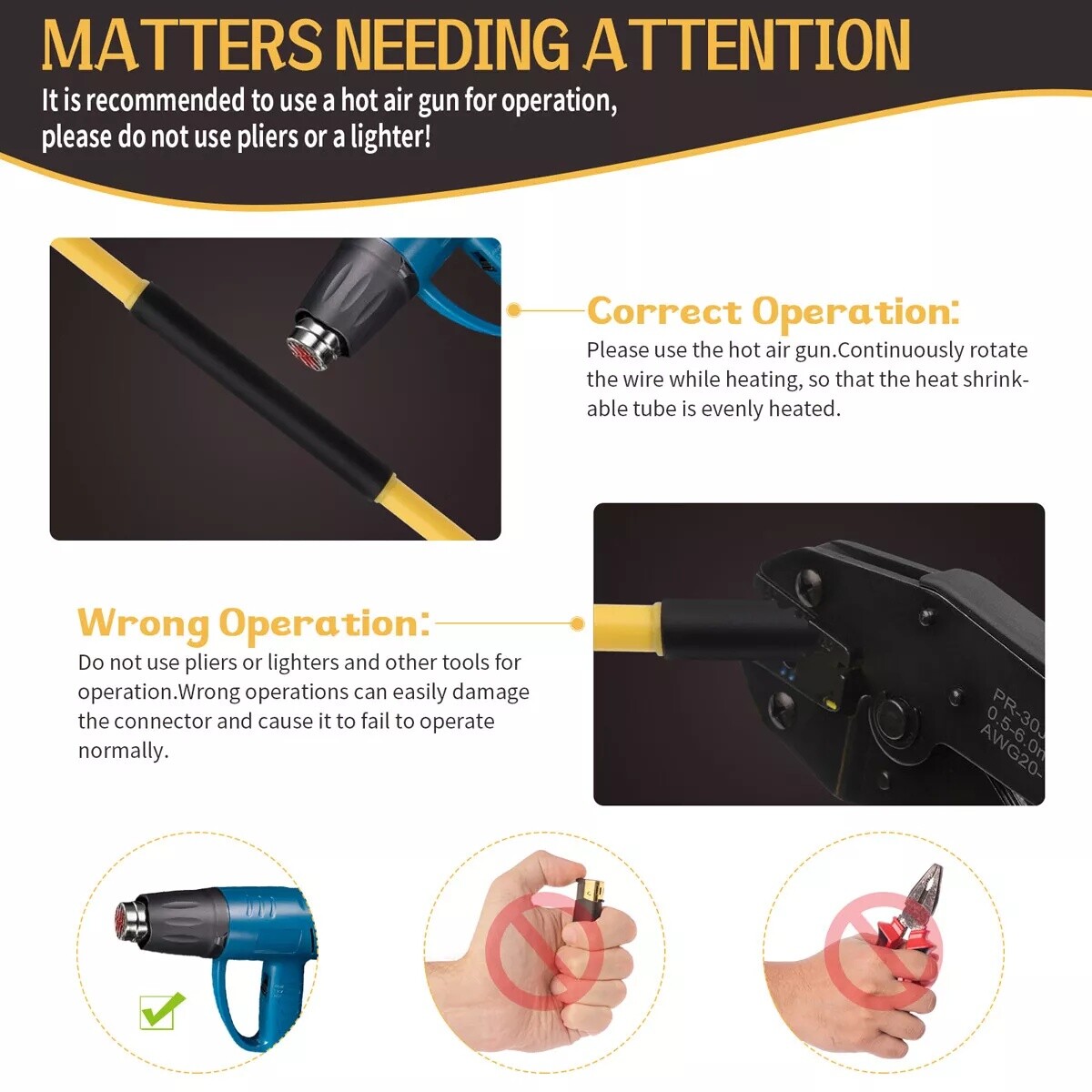 560 Pcs HEAT SHRINK Tubing Sleeve 3:1 Shrinkable Tube Wire Cable Assortment Kit