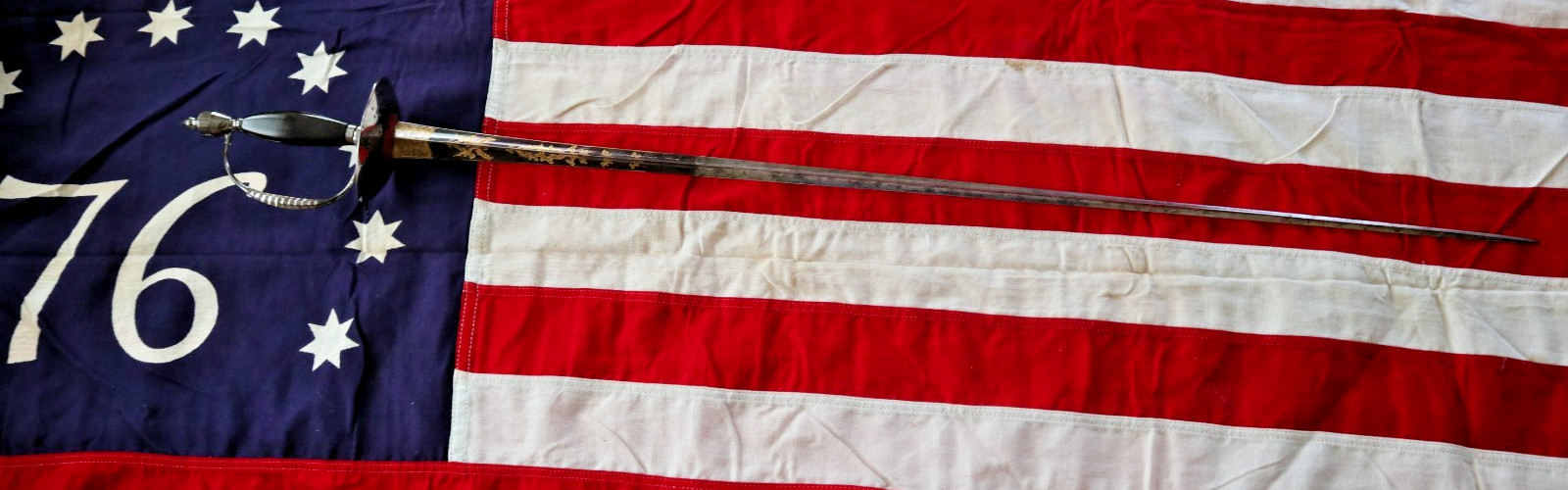 AMERICAN FRENCH INDIAN WAR REVOLUTIONARY WAR STEEL HILT RAPIER SWORD CA 1765