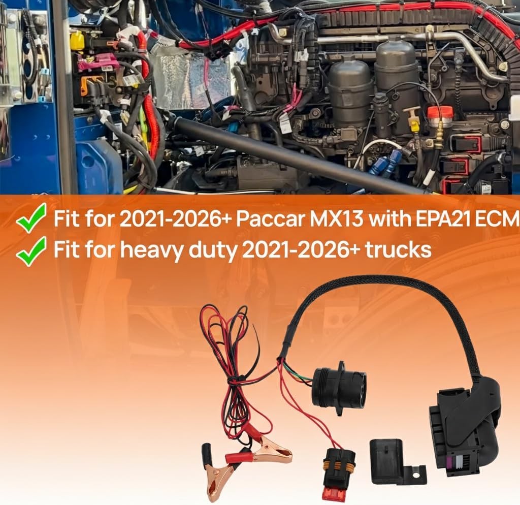 Diagnostic Cable For Paccar MX13 EPA21 ECM 2021+ & Commercial / Heavy Duty Cars