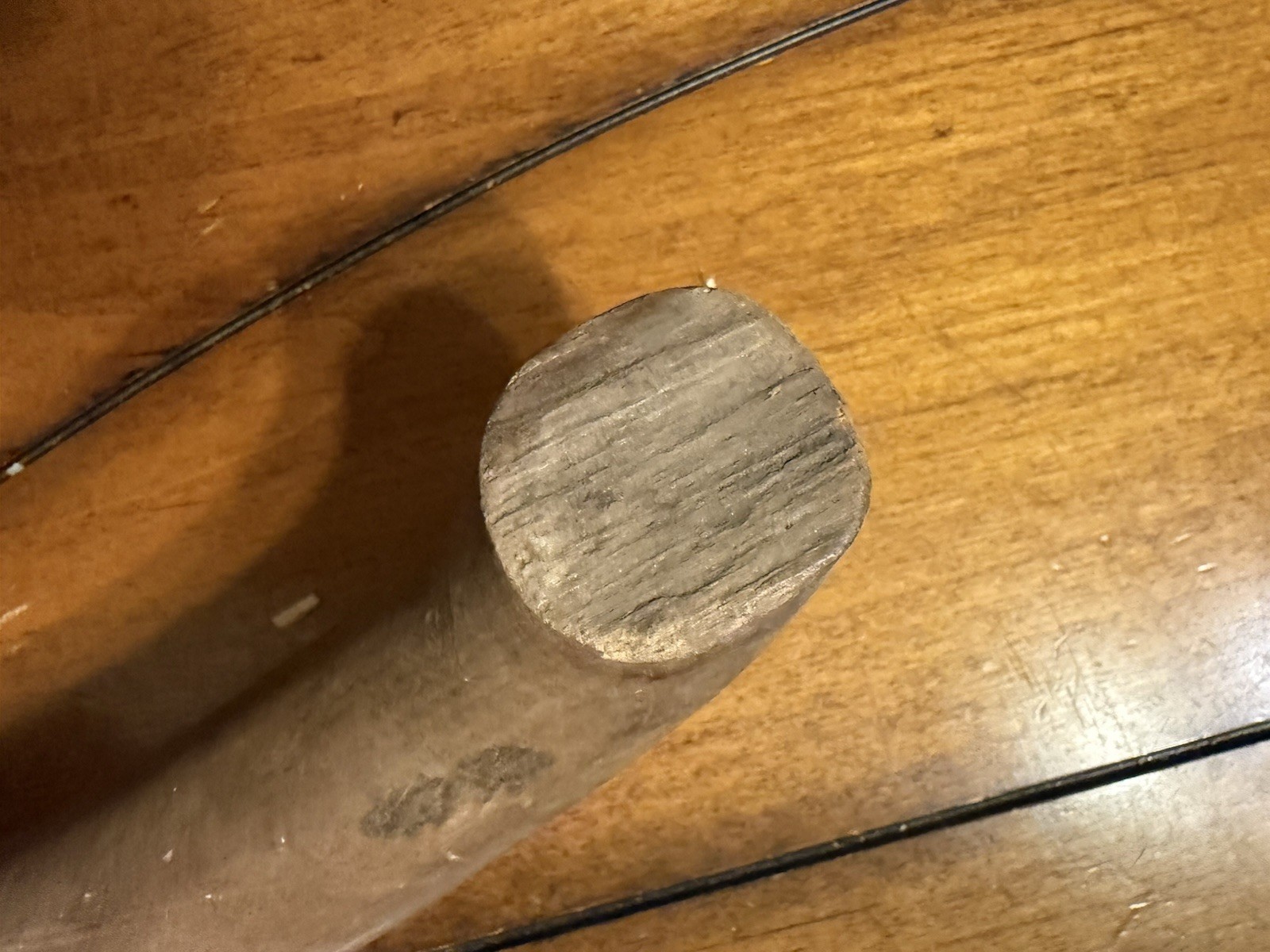 VINTAGE Wood and Steel Dibber Dibbler Garden Tool Bulb and Seed Planter