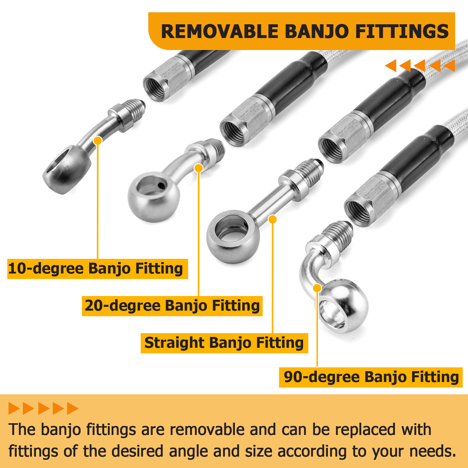 16"-18" Handlebar Brake Clutch Cable TBW For 17-20 Harley Touring FLTR FLHR ABS